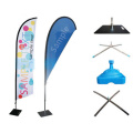 factory hot sale  flag teardrop custom beach flag for advertising